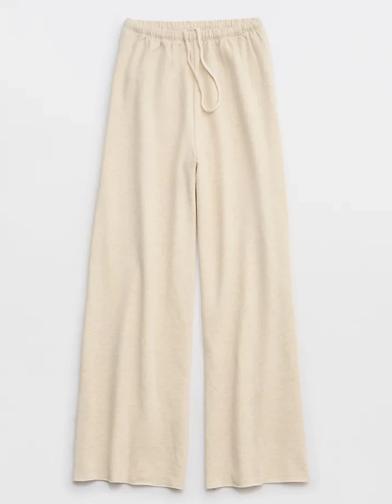 OFFLINE By Aerie OTT Fleece Super Wide Leg Pant