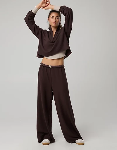 OFFLINE By Aerie OTT Fleece Super Wide Leg Pant