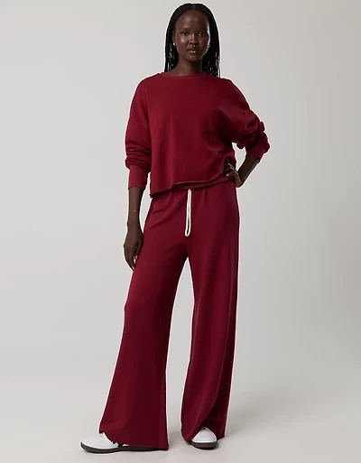 OFFLINE By Aerie OTT Fleece Super Wide Leg Pant