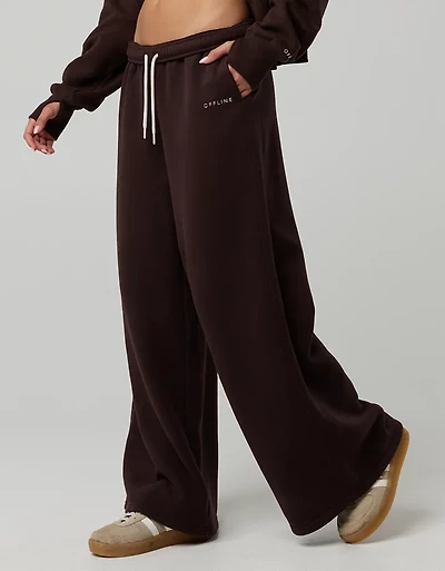 OFFLINE By Aerie Cloud Fleece Baggy Trouser