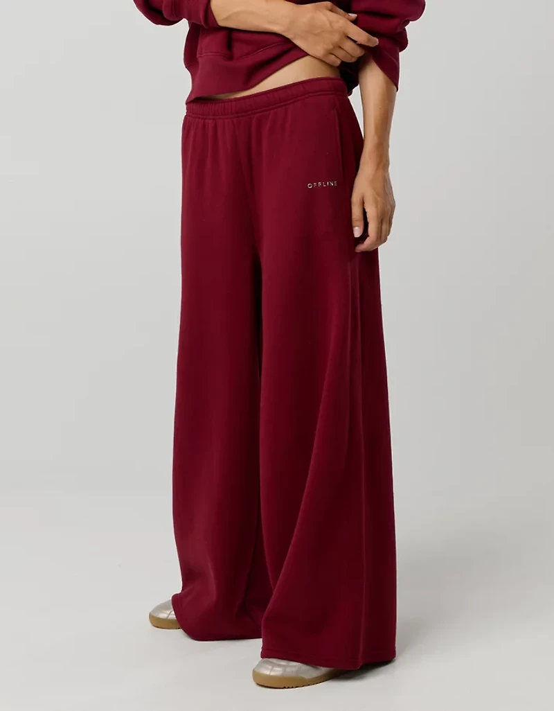 OFFLINE By Aerie Cloud Fleece Baggy Trouser