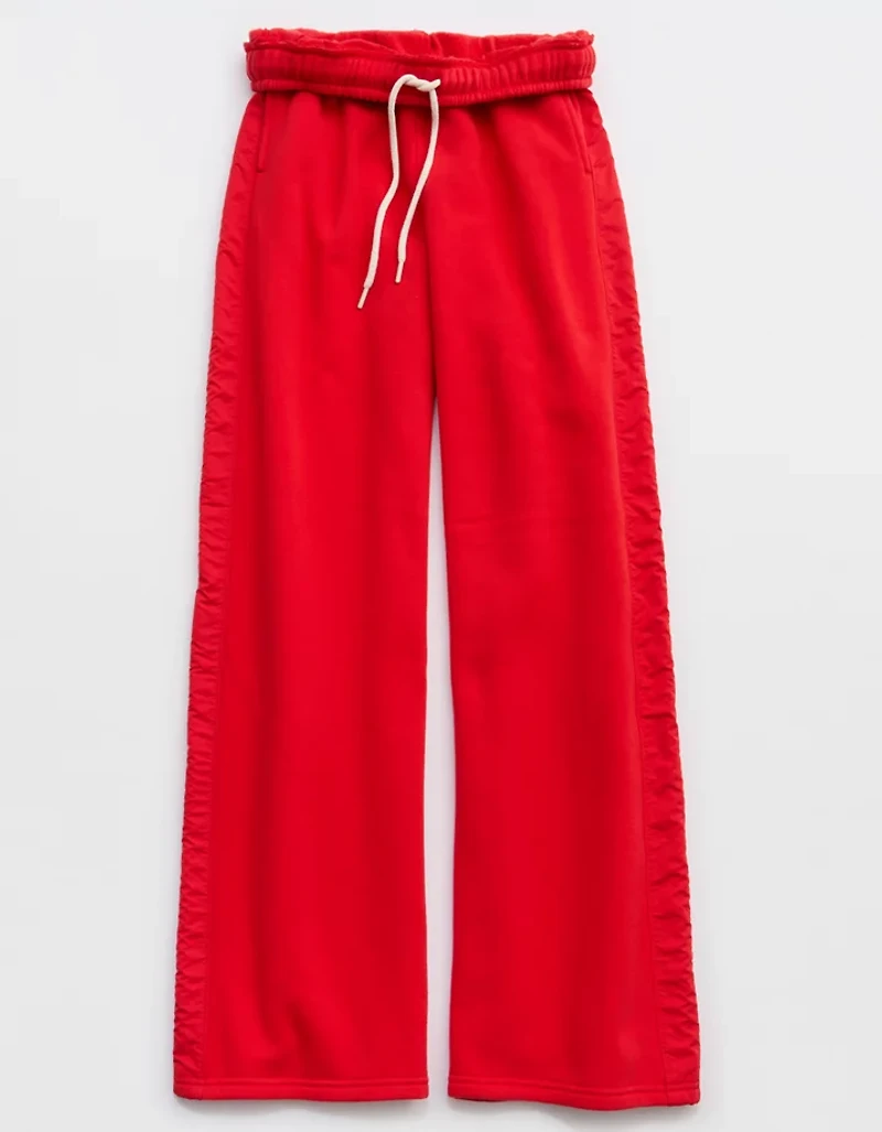 OFFLINE By Aerie Cloud Fleece Nylon Track Trouser