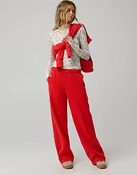 OFFLINE By Aerie Cloud Fleece Nylon Track Trouser