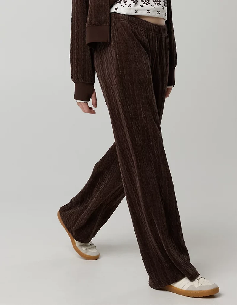 OFFLINE By Aerie Cable Lounge Trouser