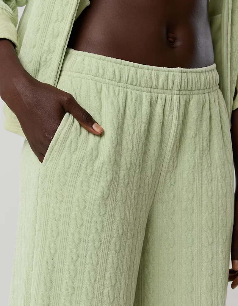 OFFLINE By Aerie Cable Lounge Trouser