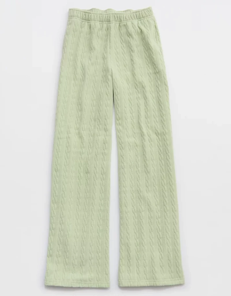 OFFLINE By Aerie Cable Lounge Trouser