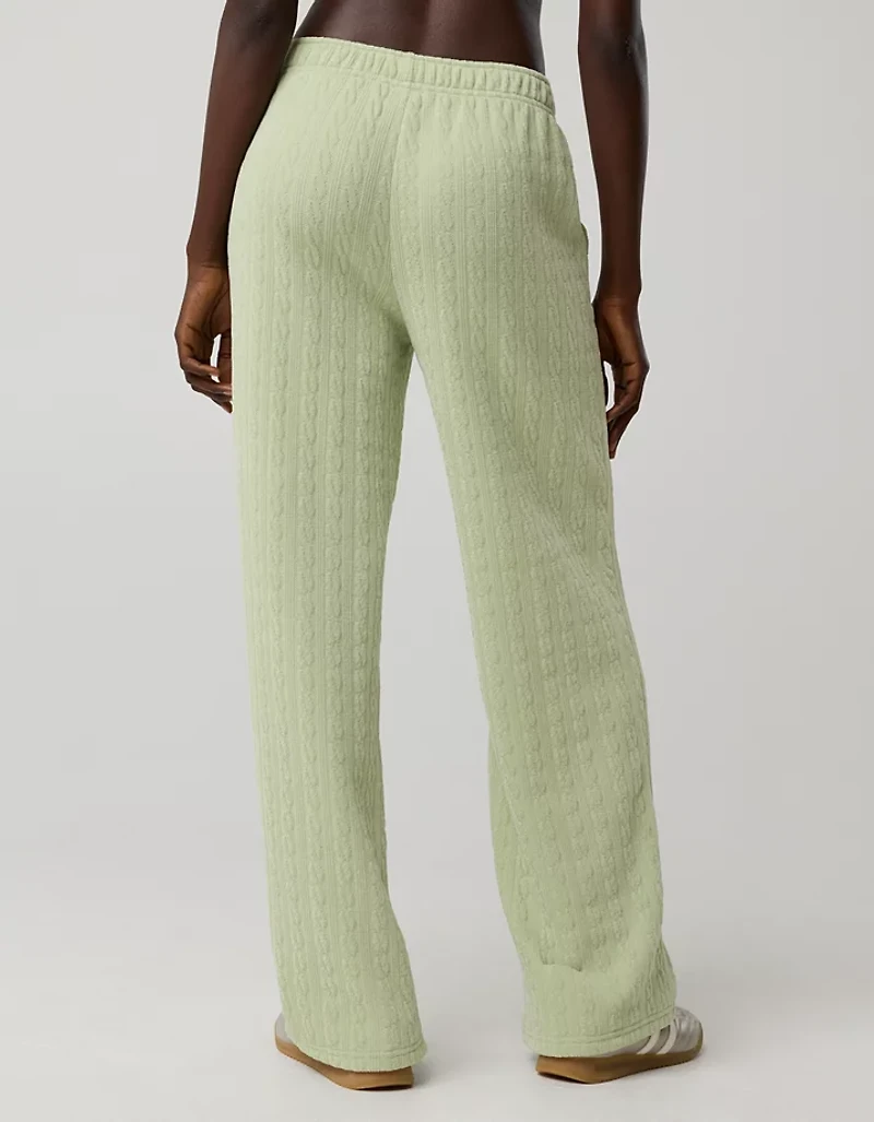 OFFLINE By Aerie Cable Lounge Trouser