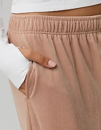OFFLINE By Aerie Velour Rib Super Wide Leg Pant