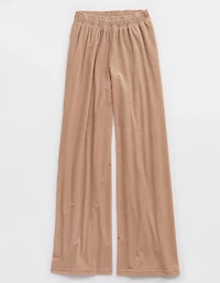 OFFLINE By Aerie Velour Rib Super Wide Leg Pant