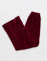 OFFLINE By Aerie Velour Rib Super Wide Leg Pant