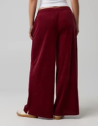 OFFLINE By Aerie Velour Rib Super Wide Leg Pant
