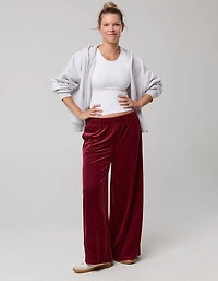 OFFLINE By Aerie Velour Rib Super Wide Leg Pant