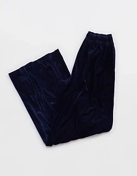 OFFLINE By Aerie Velour Rib Super Wide Leg Pant