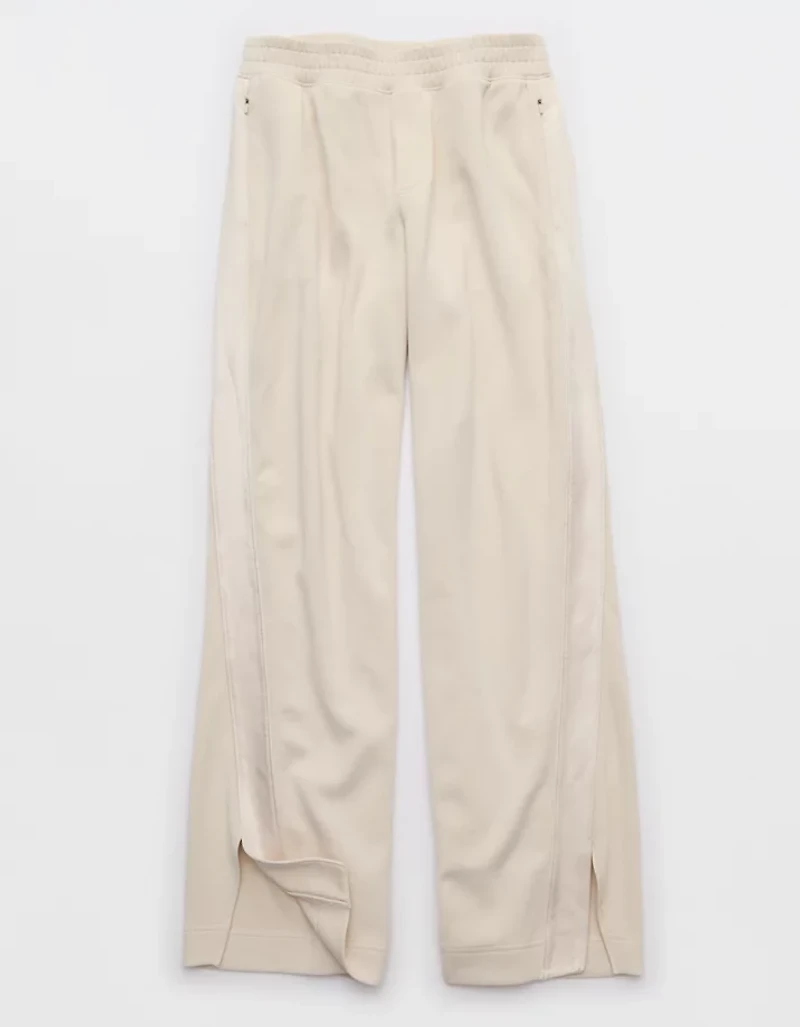 OFFLINE By Aerie Chill Up Satin Track Trouser