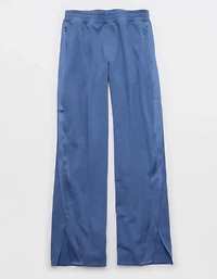 OFFLINE By Aerie ChillUp Satin Track Trouser