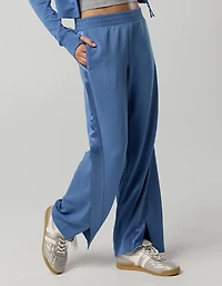 OFFLINE By Aerie ChillUp Satin Track Trouser