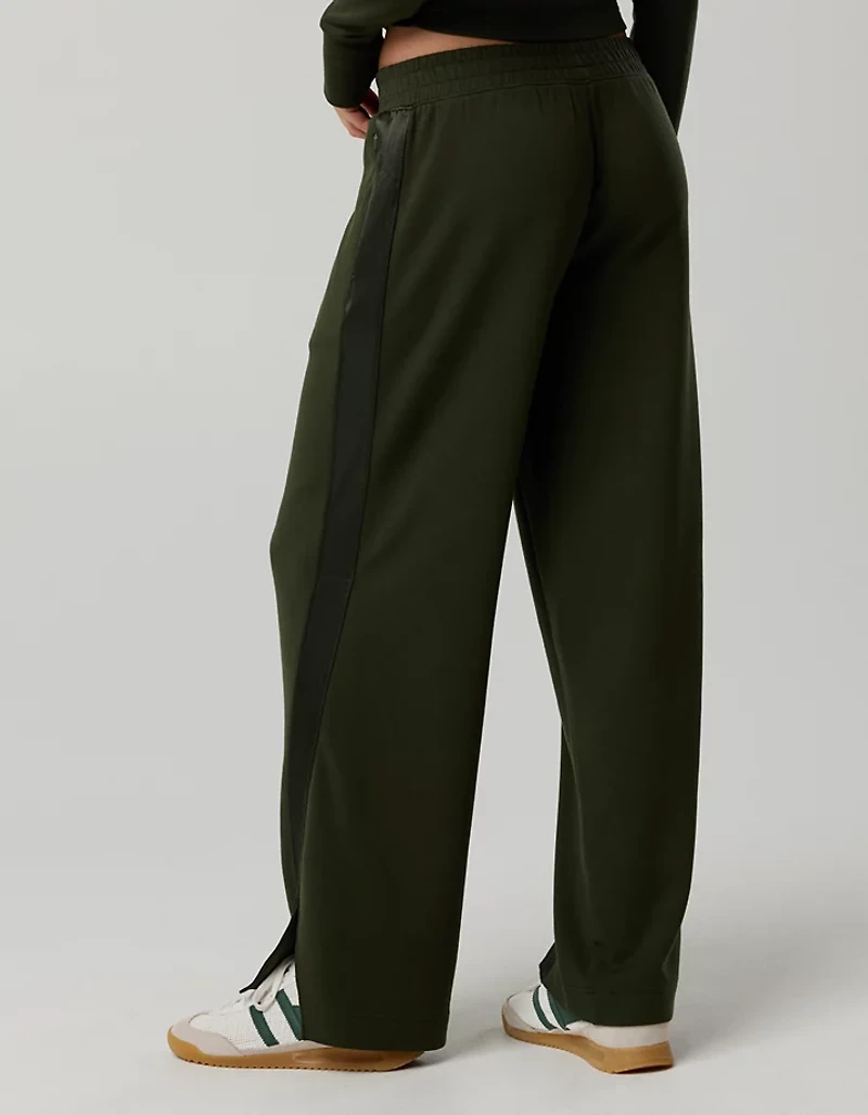 OFFLINE By Aerie ChillUp Satin Track Trouser