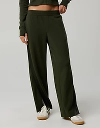 OFFLINE By Aerie ChillUp Satin Track Trouser