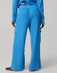 OFFLINE By Aerie Wow! Waffle Cargo Trouser