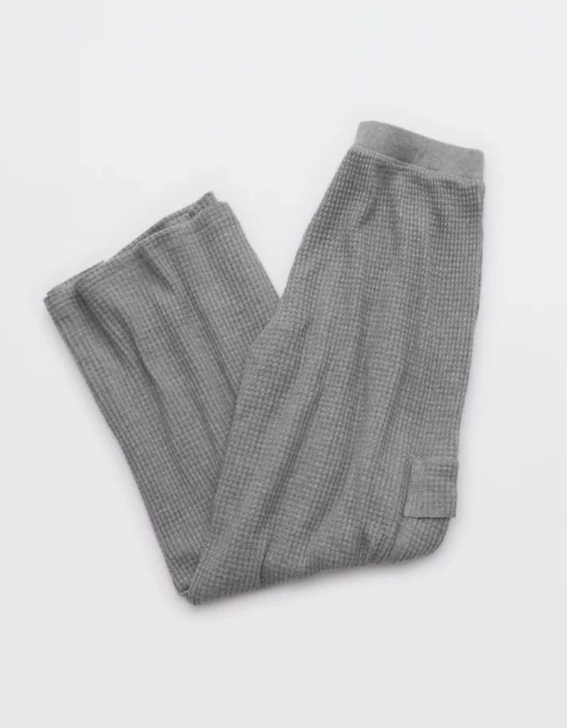 OFFLINE By Aerie Wow! Waffle Cargo Trouser