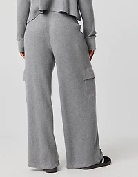 OFFLINE By Aerie Wow! Waffle Cargo Trouser