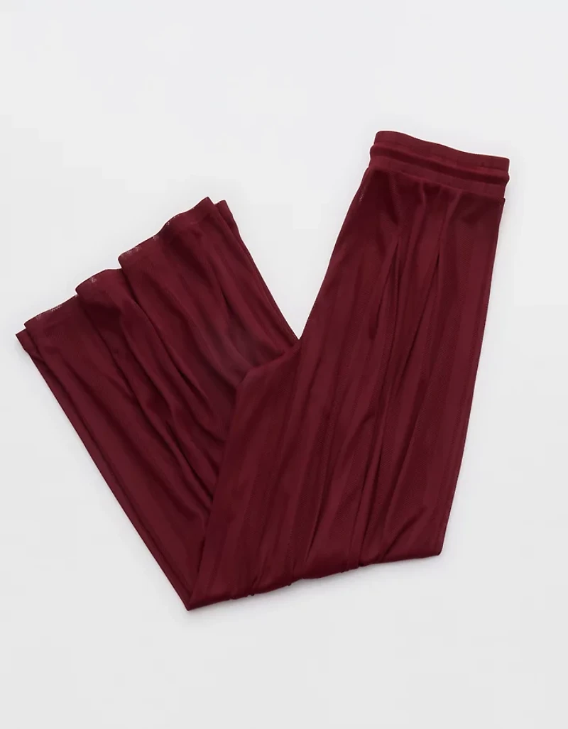OFFLINE By Aerie Mesh Super Wide Leg Pant
