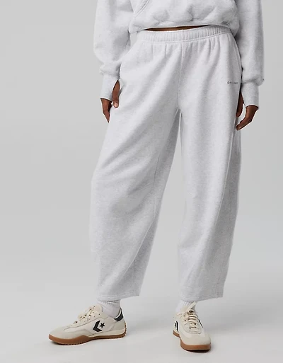 OFFLINE By Aerie Cloud Fleece Barrel Leg Pant