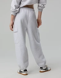 OFFLINE By Aerie Cloud Fleece Baggy Cargo Jogger