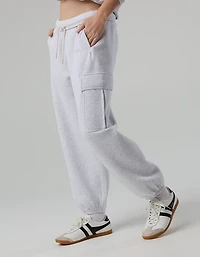OFFLINE By Aerie Cloud Fleece Baggy Cargo Jogger