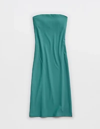 OFFLINE By Aerie Stripe Rib Night Out Midi Tube Dress