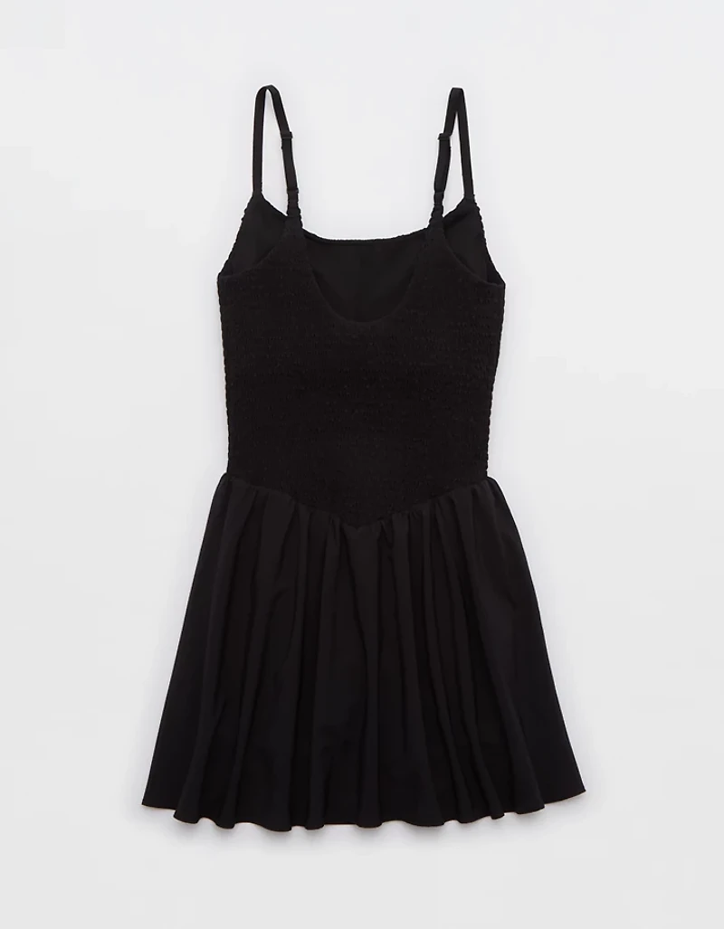 OFFLINE By Aerie Real Me Smocked Flowy Dress