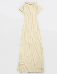 OFFLINE By Aerie Thumbs Up Heavyweight Polo Maxi Dress