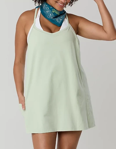 OFFLINE By Aerie OG Cotton Racerback Mini Dress
