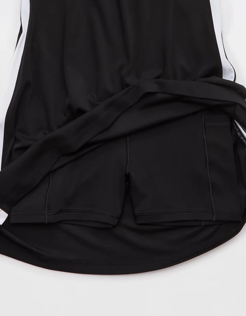 OFFLINE By Aerie Real Me XTRA Square Neck Track Mini Dress