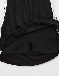 OFFLINE By Aerie Real Me XTRA Square Neck Track Mini Dress