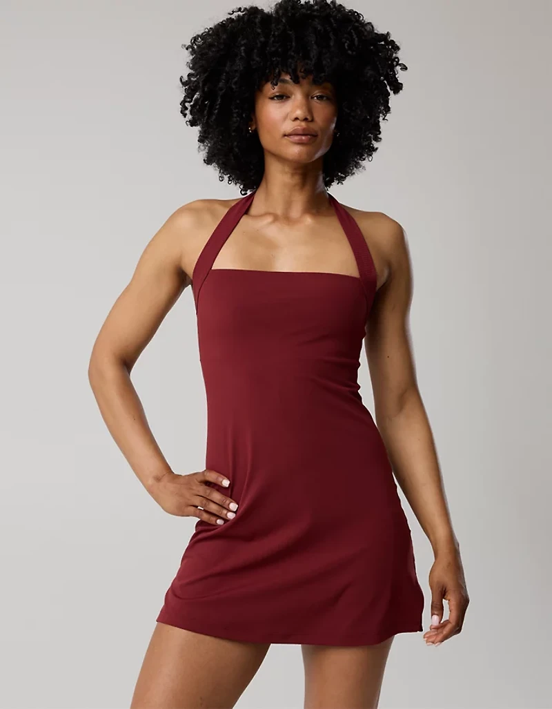 OFFLINE By Aerie Real Me Halter Mini Dress