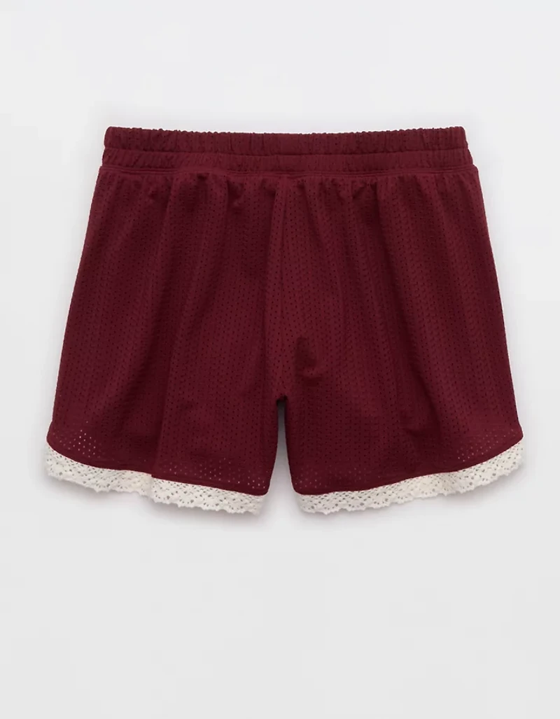 OFFLINE By Aerie Mesh Lace Short
