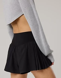 OFFLINE By Aerie Real Me Pleated Flowy Short