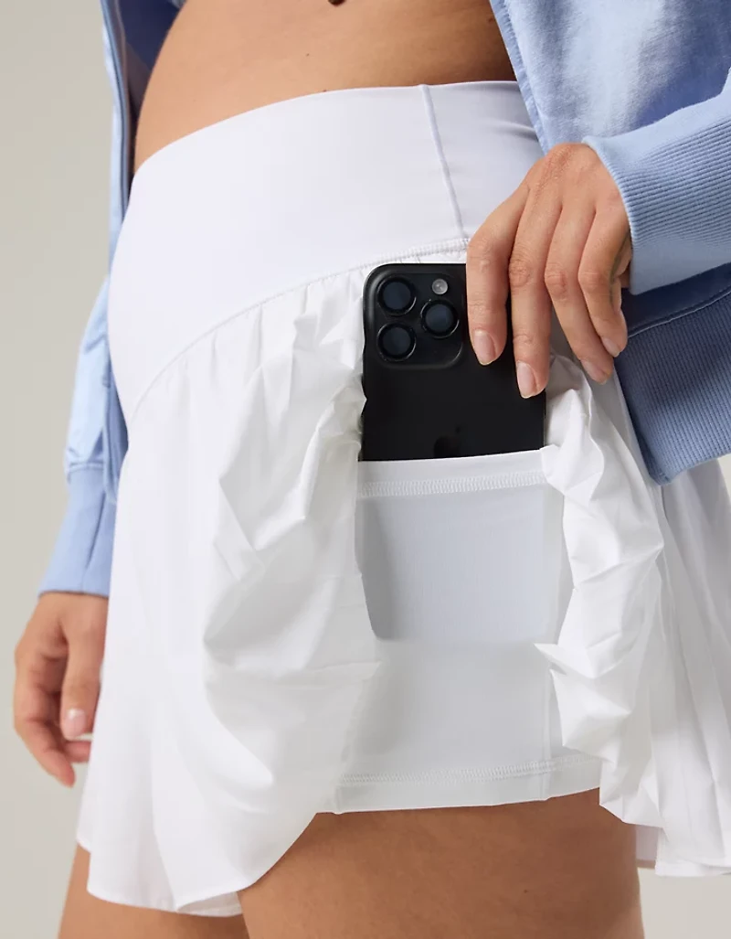 OFFLINE By Aerie Real Me Pleated Flowy Short