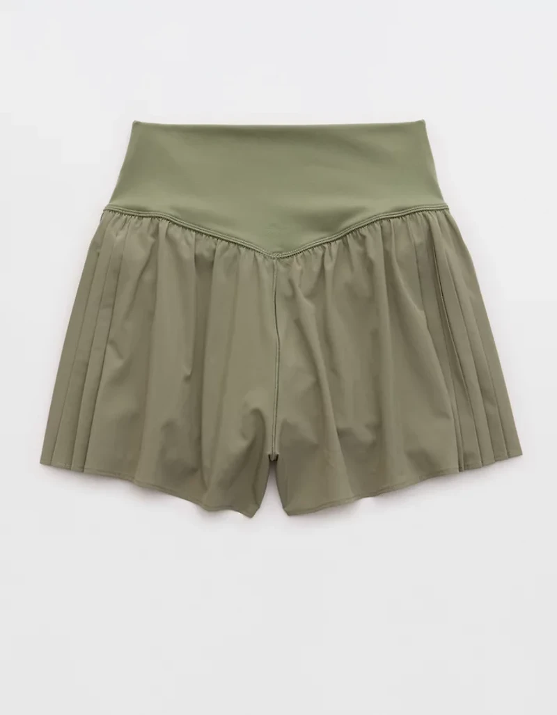 OFFLINE By Aerie Real Me Pleated Flowy Short