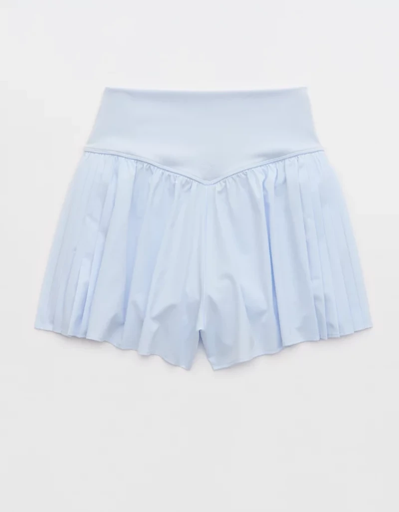 OFFLINE By Aerie Real Me Pleated Flowy Short