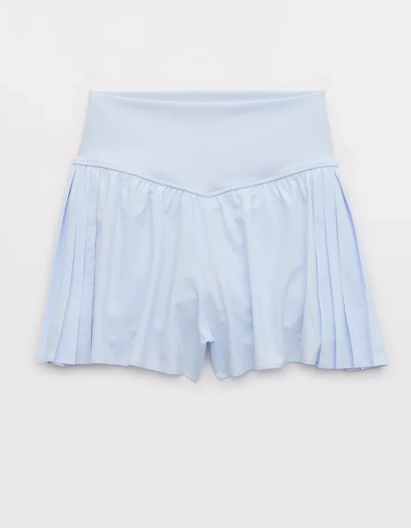 OFFLINE By Aerie Real Me Pleated Flowy Short
