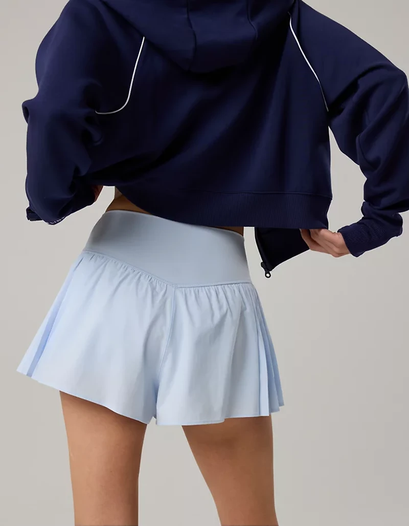 OFFLINE By Aerie Real Me Pleated Flowy Short