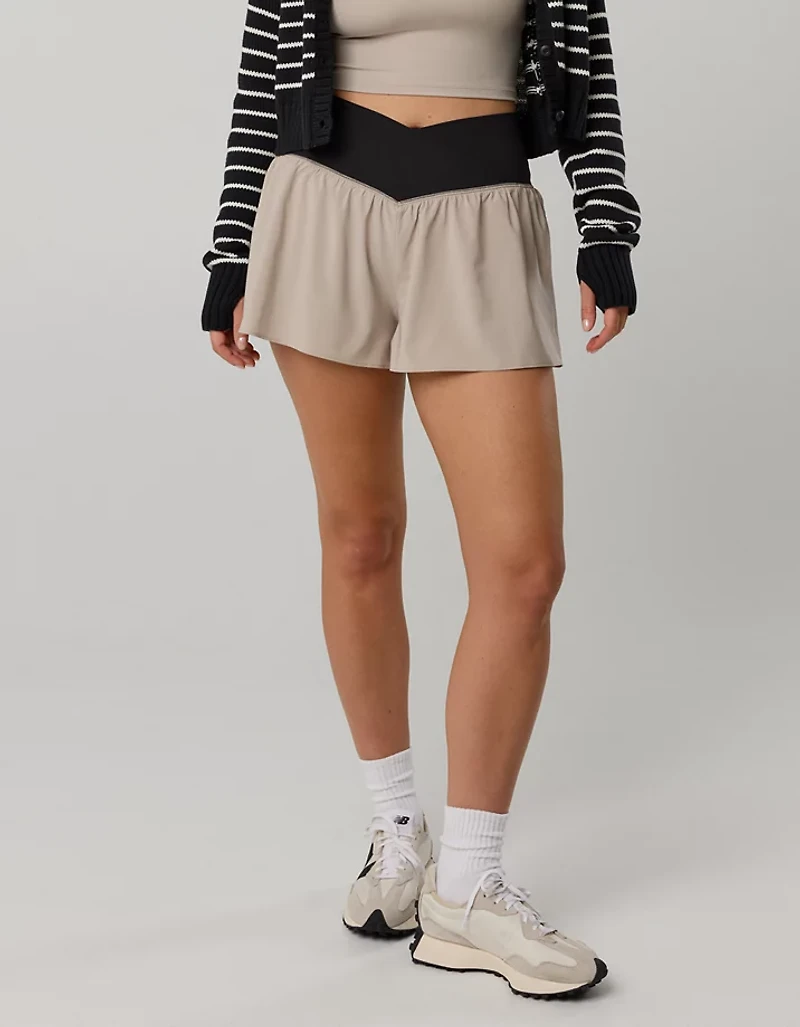 OFFLINE By Aerie Real Me Crossover Flowy Short