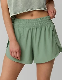 OFFLINE By Aerie High Waisted 3" Butterfly Hem Hot Stuff Short