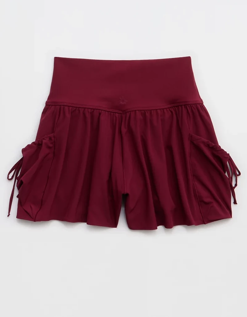 OFFLINE By Aerie Real Me Ruched Pocket Flowy Short