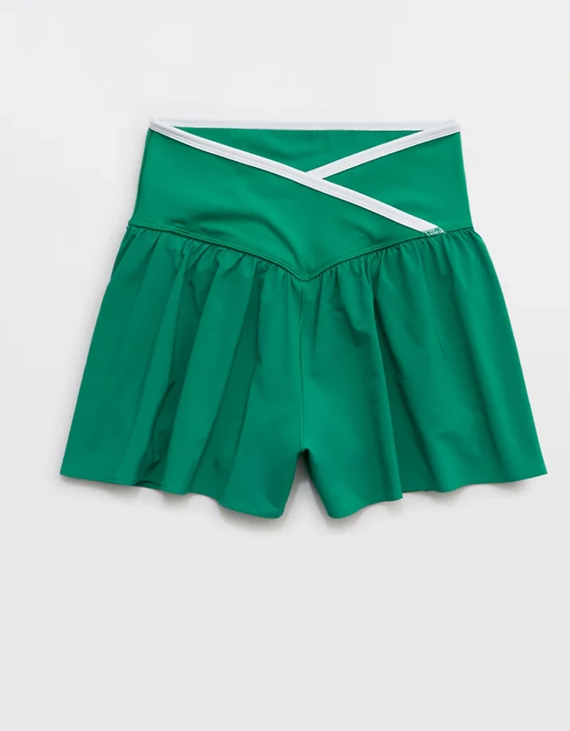 OFFLINE By Aerie Real Me Tipping Crossover Flowy Short