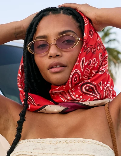 Aerie Convertible Satin Scarf