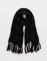 Aerie Fuzzy Knit Scarf