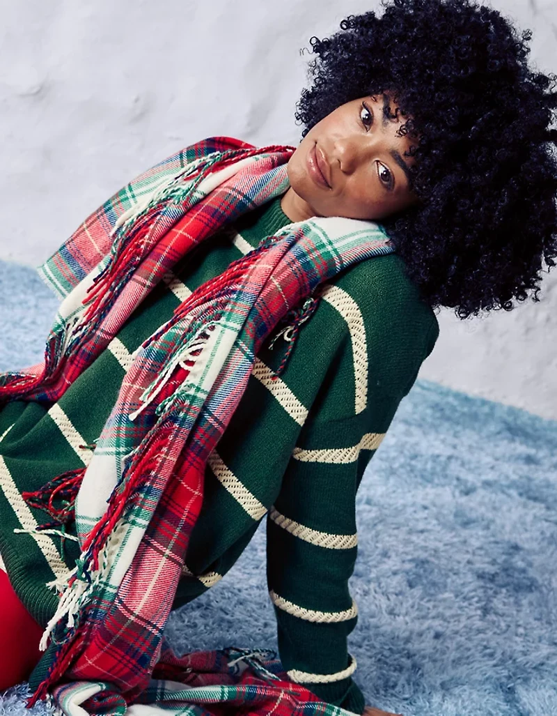 Aerie Printed Lightweight Scarf